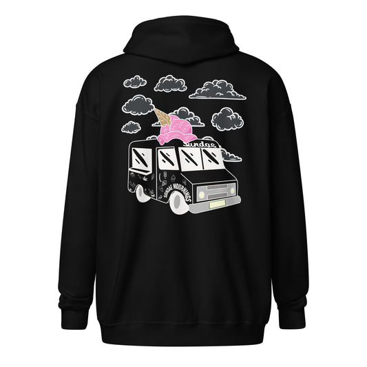 Cookies & Cream Sundae mournings zip up hoodie